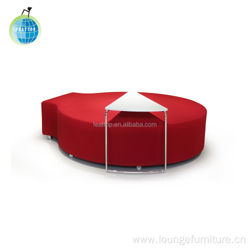 Hot-Selling Latest Office Furniture Fabric Lounge Sofa Set